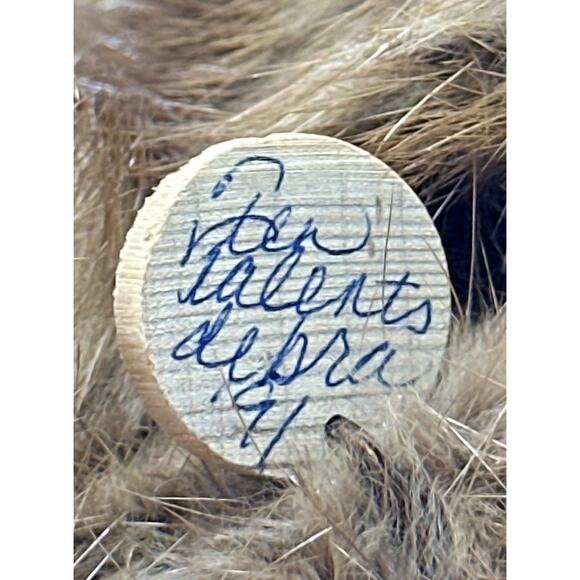 Elisaba” Real Mink Fur Artist Teddy Bear #57 by Debra – 13” Jointed Handmade - Picture 6 of 8